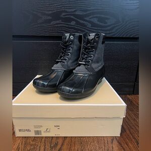 Michael Kors Easton Lace-Up Duck Boot